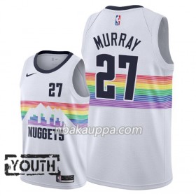 Denver Nuggets Jamal Murray 27 2018-19 Nike City Edition Valkoinen Pelipaidat Swingman - Lasten